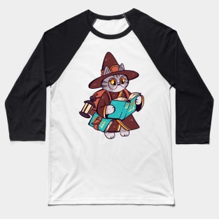 DnD Cats - Wizard Baseball T-Shirt